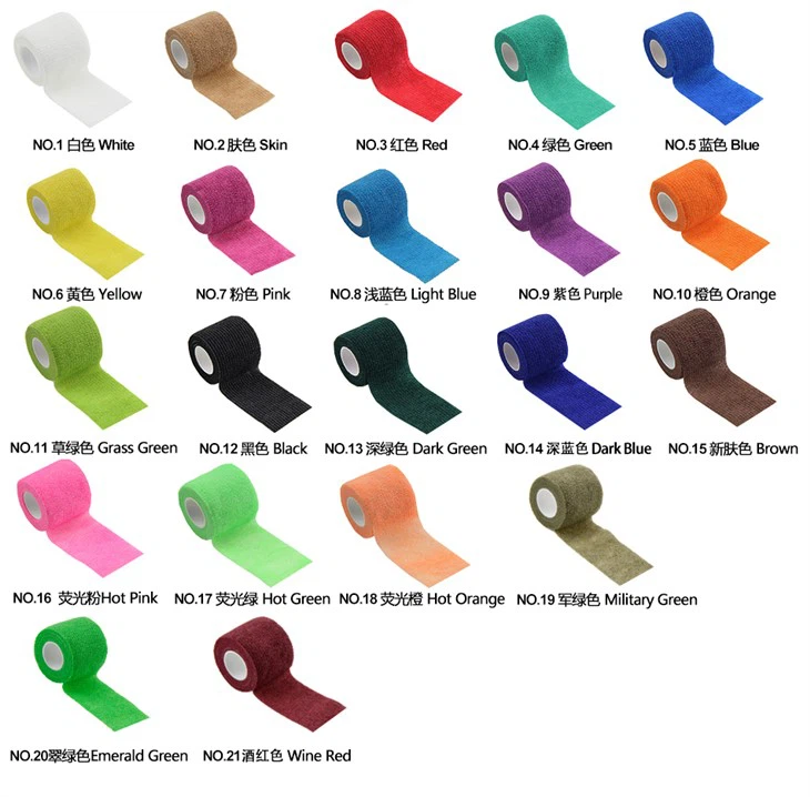 color of Self-Adhesive bandage wrap for dogs